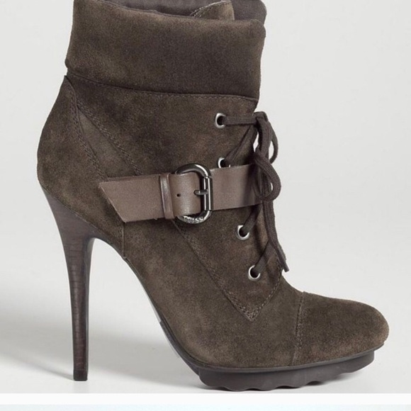 GUESS brown suede boots - Picture 3 of 6